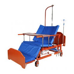 Кровать механическая Е-45А( ММ-152Н) с боковым переворачиванием, туалетным устройством и функцией «кардиокресло»