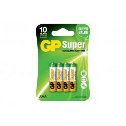 Батарейка GP AAA (LR03) Super Alkaline 24A-U4