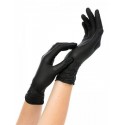 Черные уплотненные медицинские перчатки NitriMAX размер М