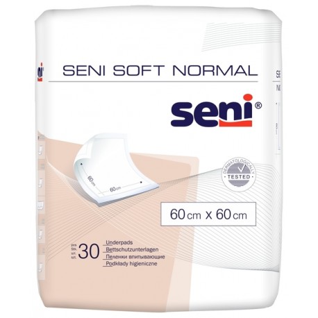 Одноразовые пеленки Seni Soft Normal, 60х60 см, 30 шт.